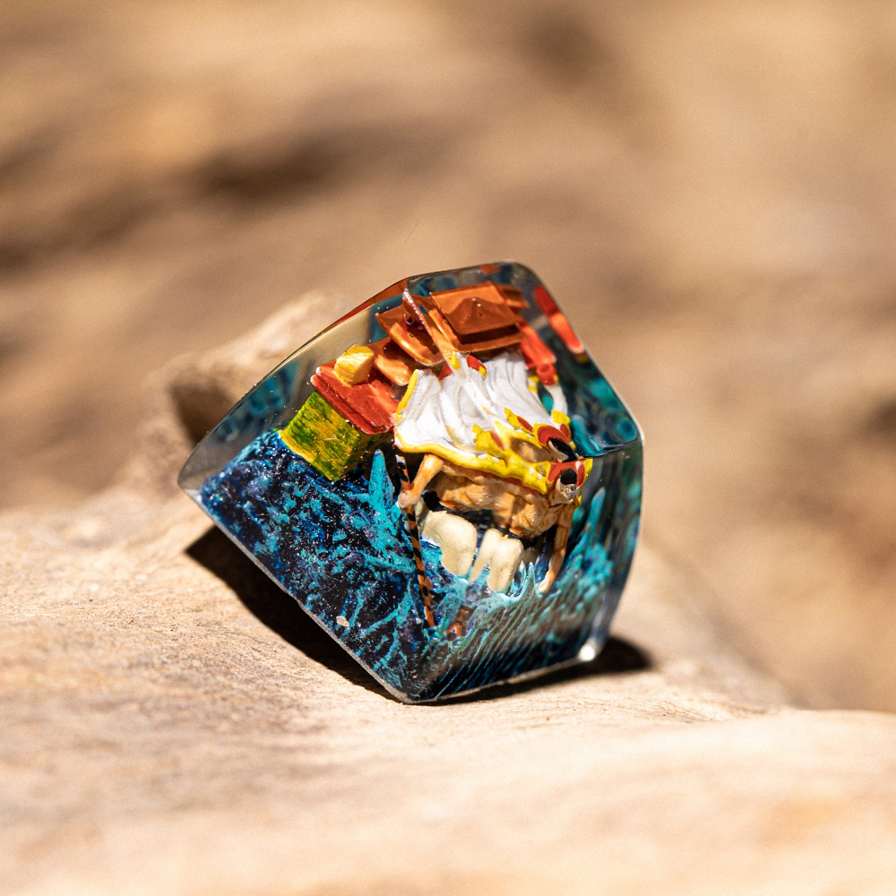 One Piece - Edward Newgate Artisan Keycap Breakwooden 2