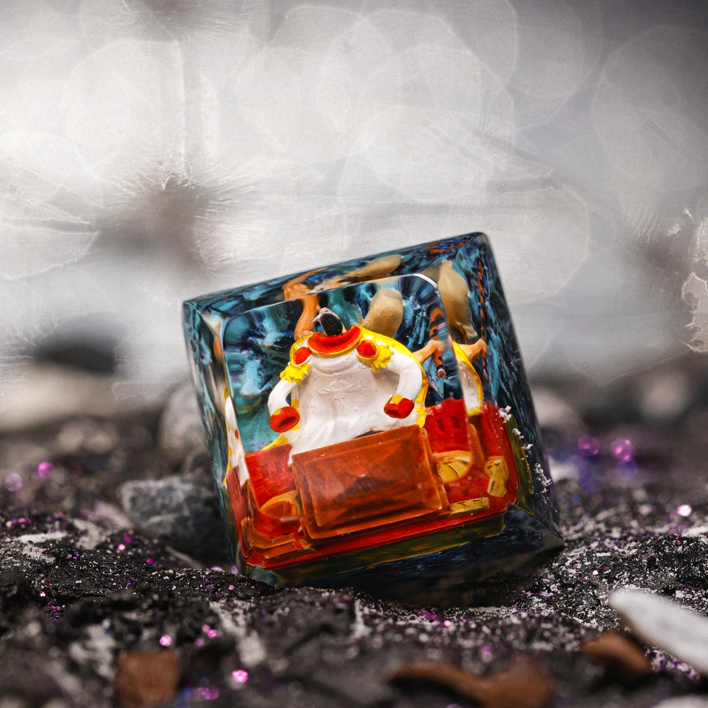 One Piece - Edward Newgate Artisan Keycap Breakwooden 3