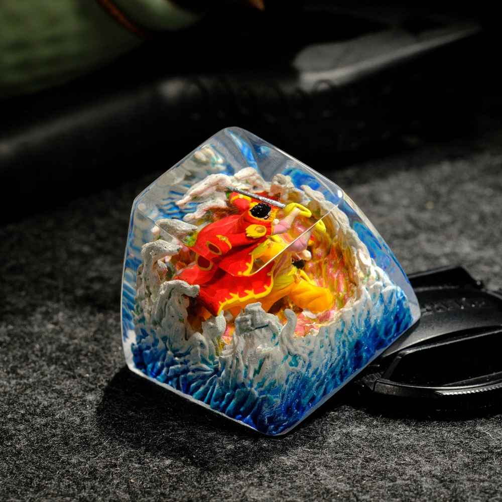 One Piece - Gol D. Roger Artisan Keycap Breakwooden