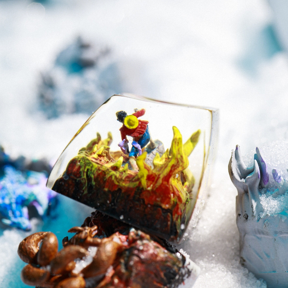 One Piece - Luffy Artisan Keycap Breakwooden