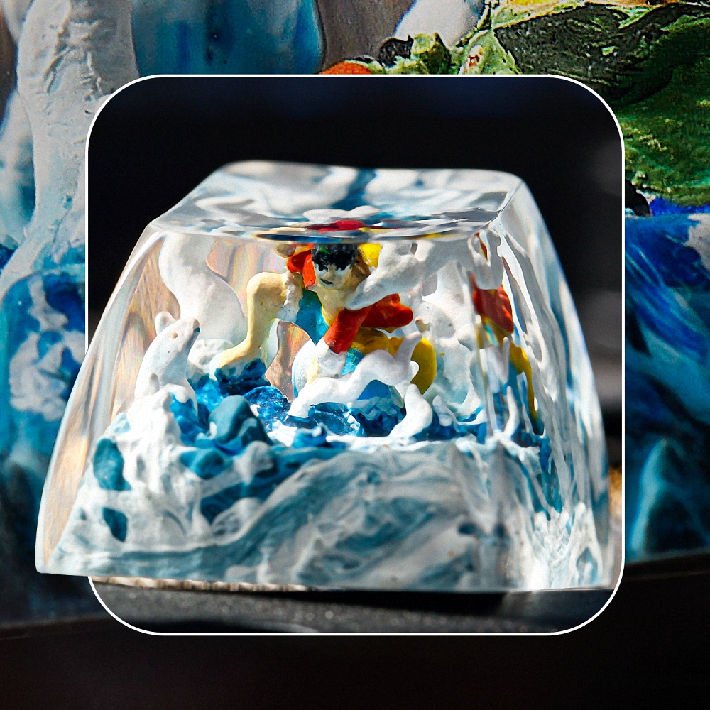 One Piece - Luffy Artisan Keycap Breakwooden 9