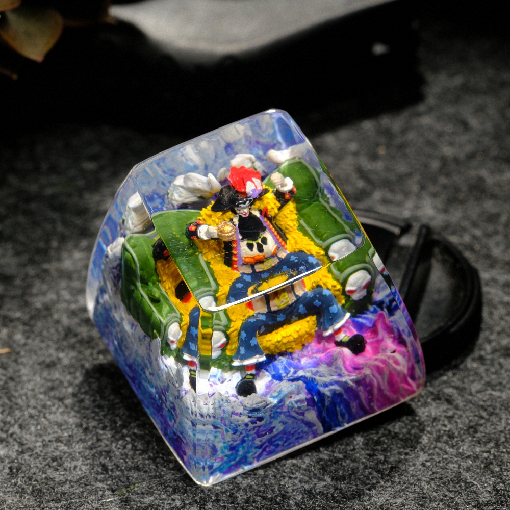 One Piece - Marshall D. Teach Artisan Keycap Breakwooden