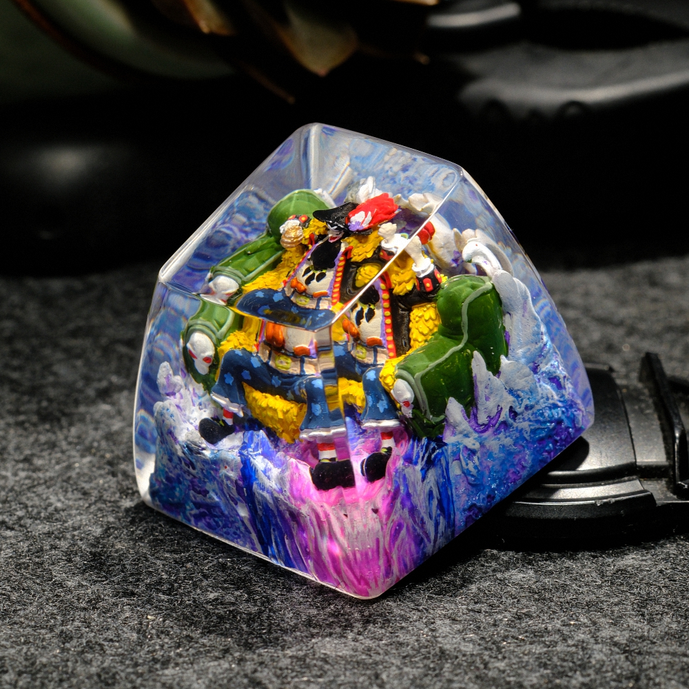 One Piece - Marshall D. Teach Artisan Keycap Breakwooden