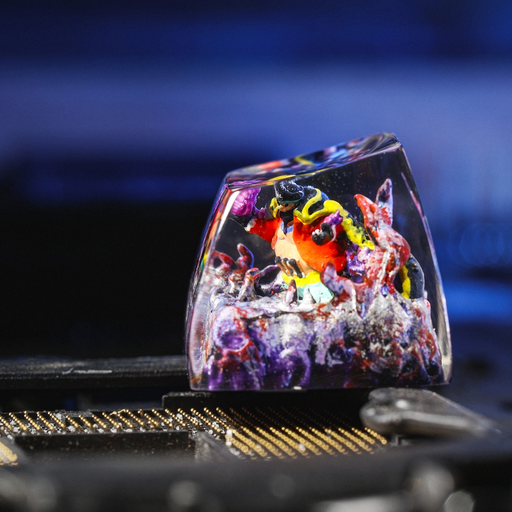 One Piece - Marshall D. Teach Artisan Keycap Breakwooden 2