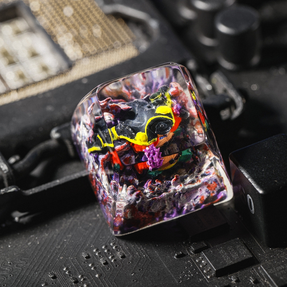 One Piece - Marshall D. Teach Artisan Keycap Breakwooden 2