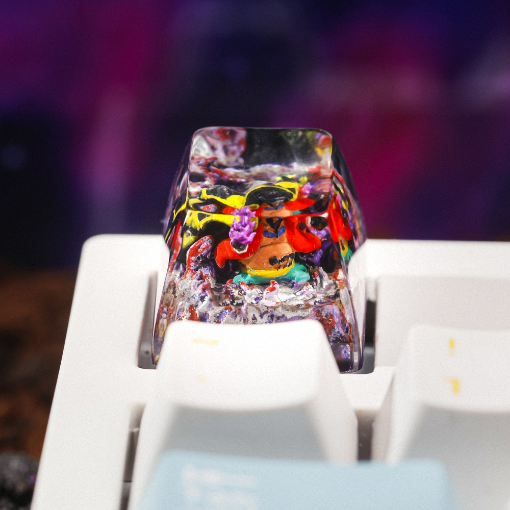 One Piece - Marshall D. Teach Artisan Keycap Breakwooden 4