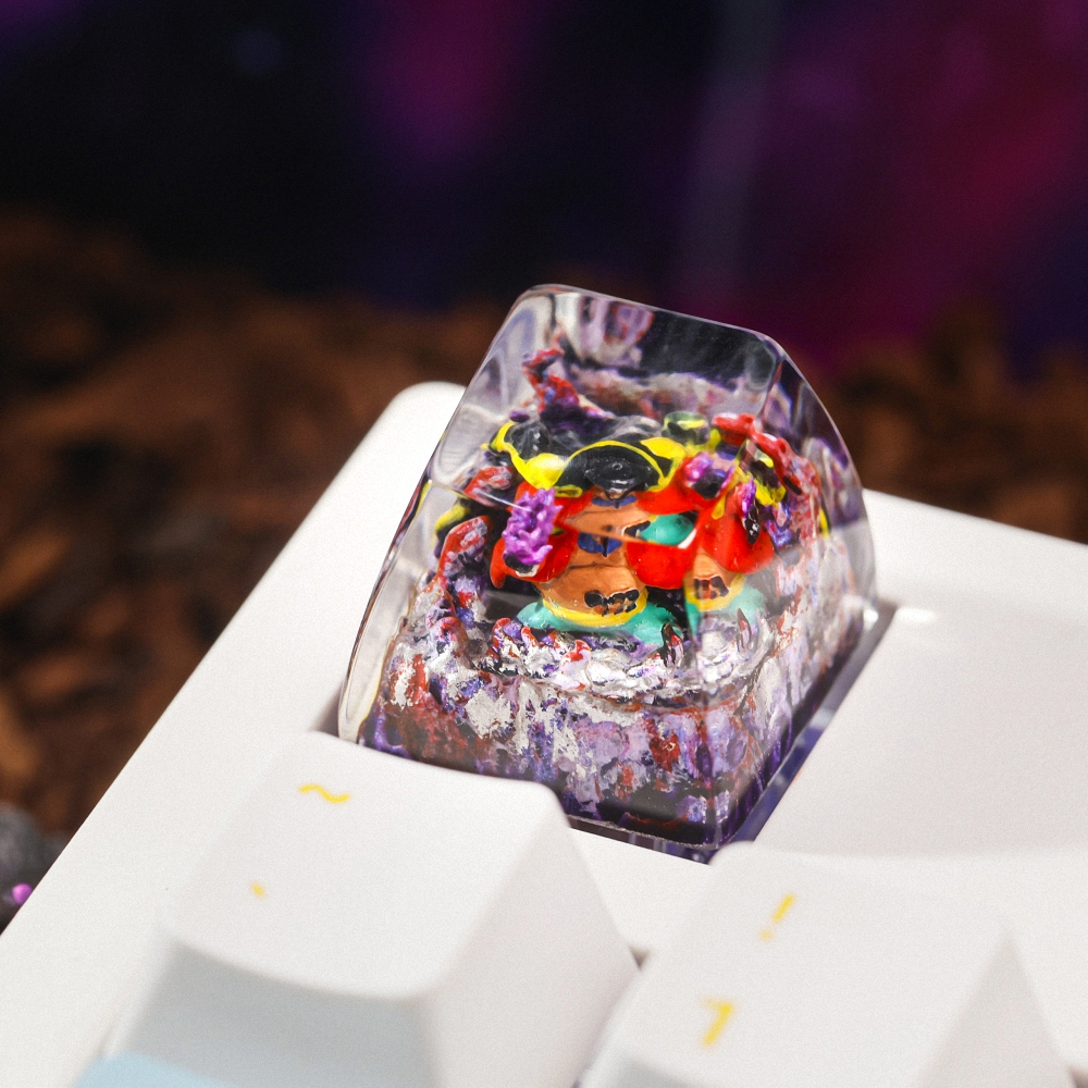 One Piece - Marshall D. Teach Artisan Keycap Breakwooden 4