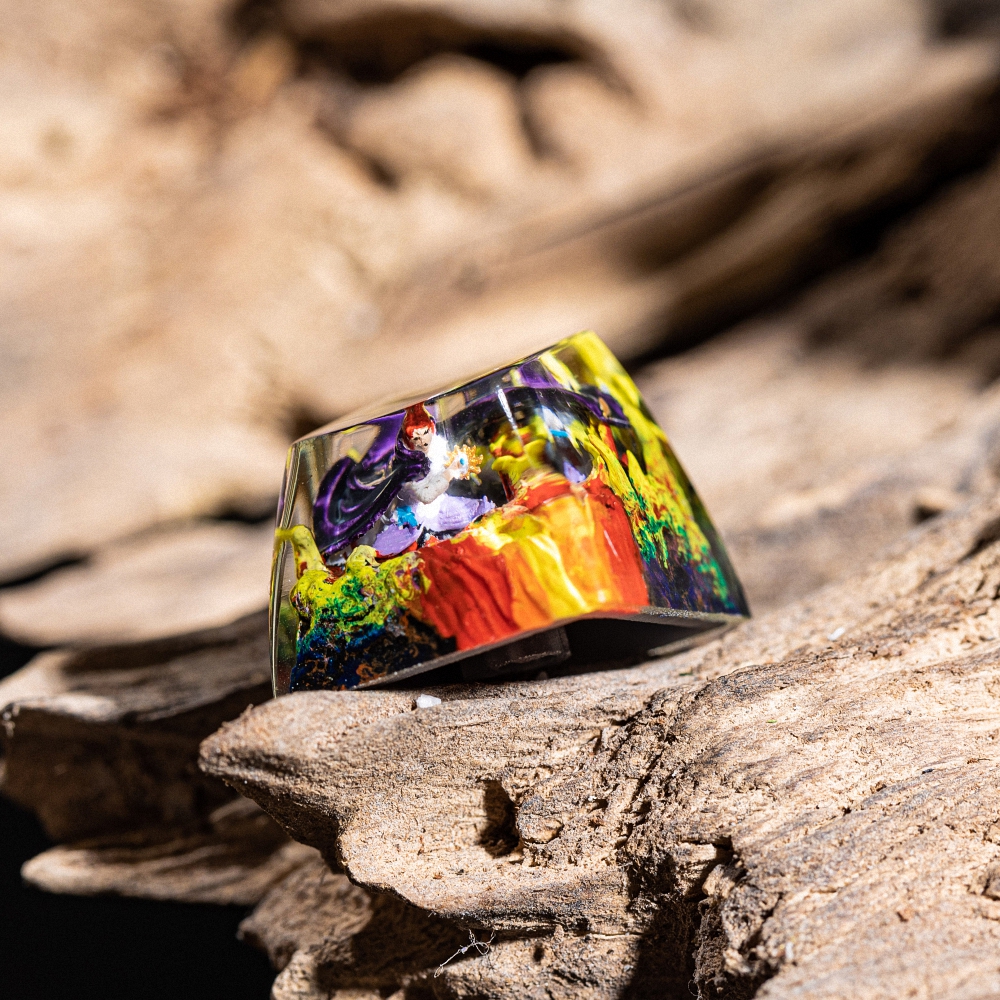 One Piece - Shanks Artisan Keycap Breakwooden