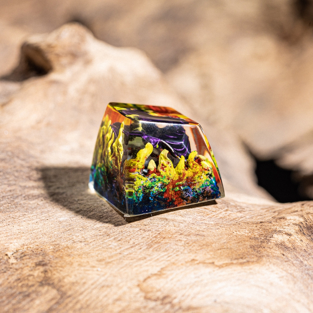 One Piece - Shanks Artisan Keycap Breakwooden