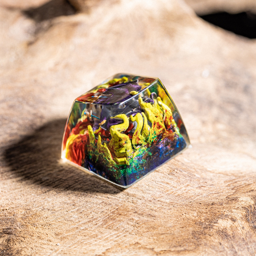 One Piece - Shanks Artisan Keycap Breakwooden