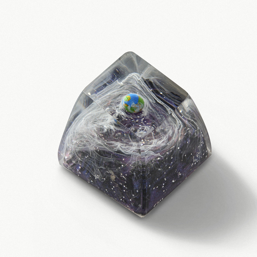 Planet - Earth Artisan Keycap Breakwooden 3