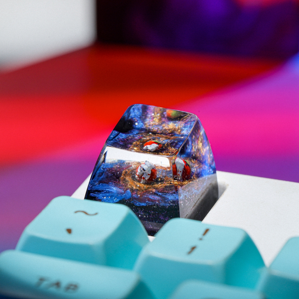 Planet - Earth Artisan Keycap Breakwooden 4