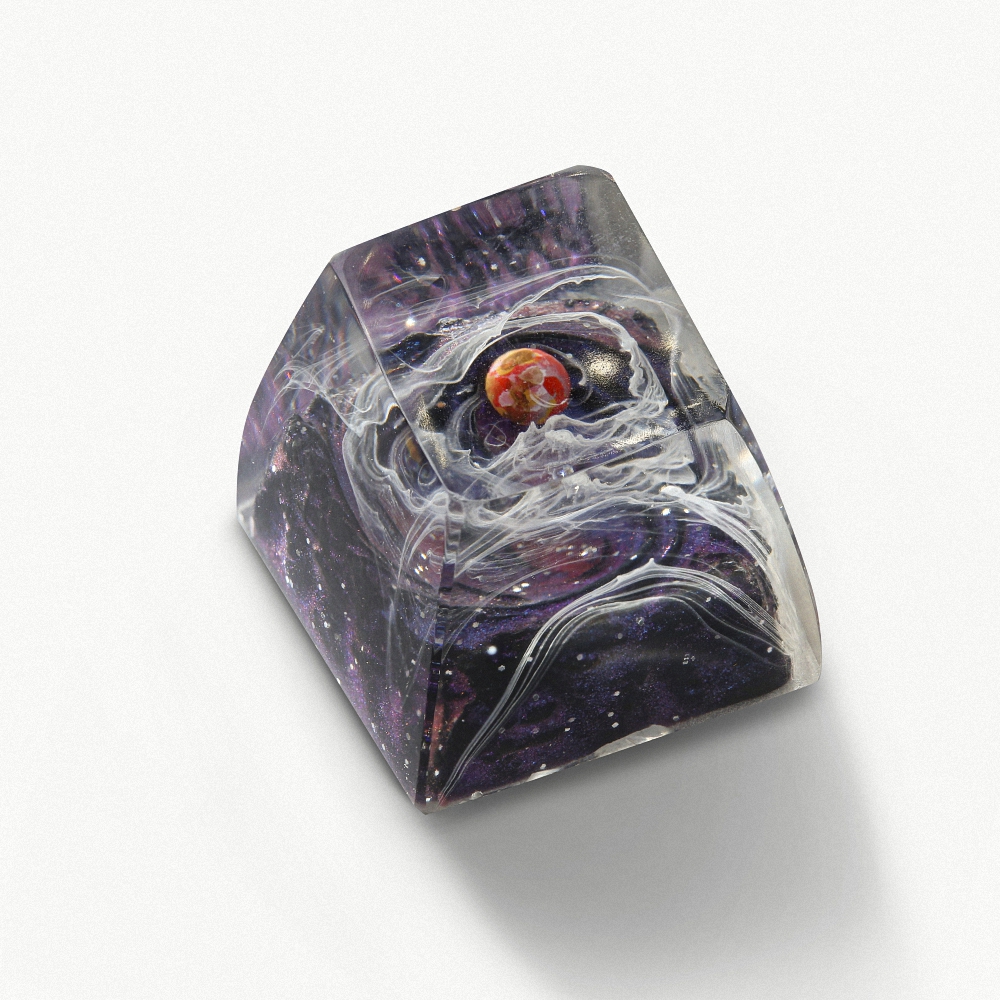 Planet - Galaxy Artisan Keycap Breakwooden  3