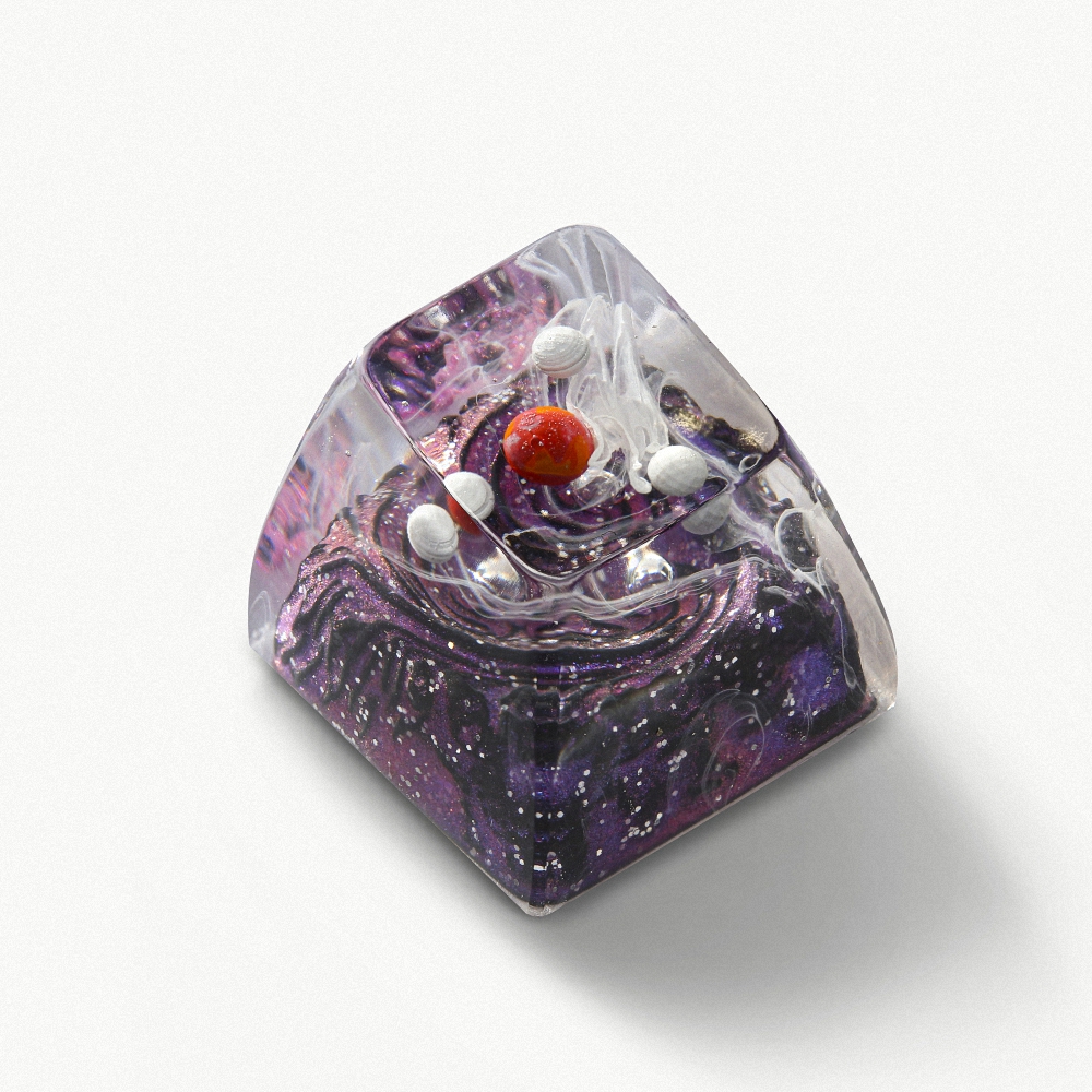 Planet - Galaxy Artisan Keycap Breakwooden  3
