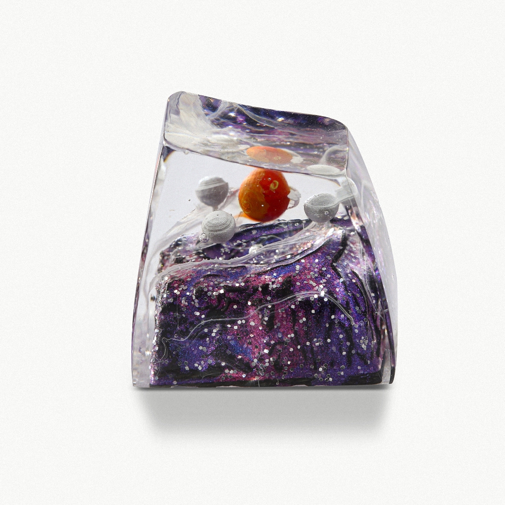 Planet - Galaxy Artisan Keycap Breakwooden  3