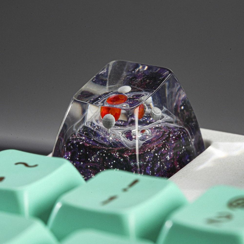 Planet - Galaxy Artisan Keycap Breakwooden 4