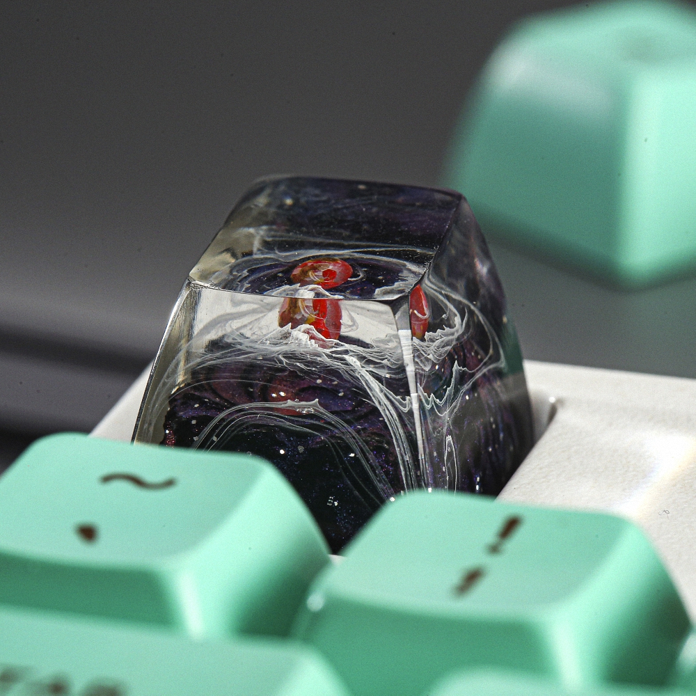 Planet - Mars Artisan Keycap Breakwooden