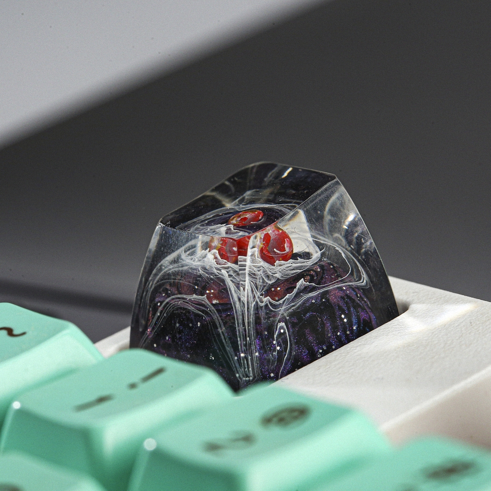 Planet - Mars Artisan Keycap Breakwooden