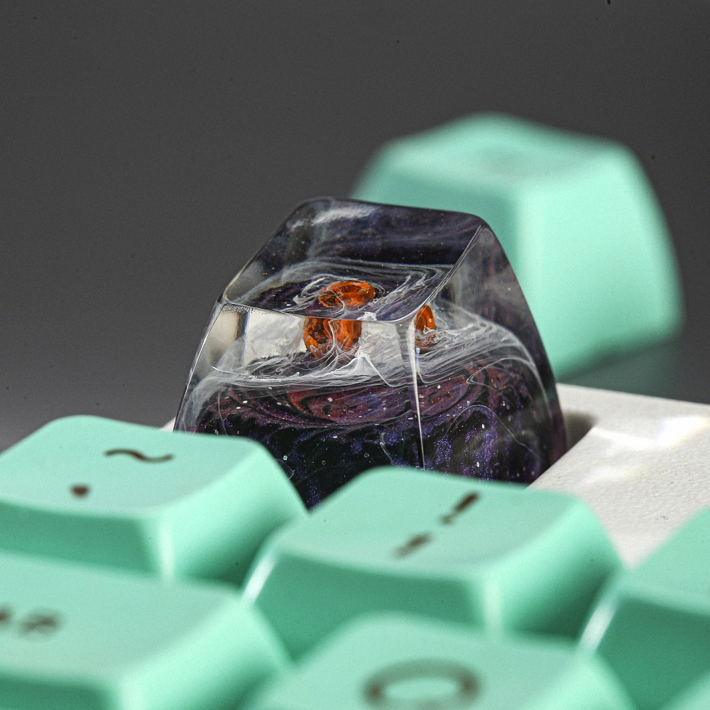 Planet - Mars Artisan Keycap Breakwooden