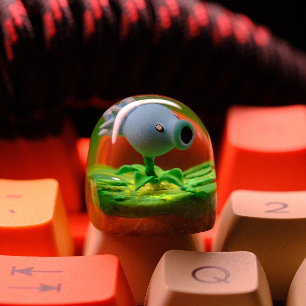Plant Vs Zombie Keycap Breakwooden