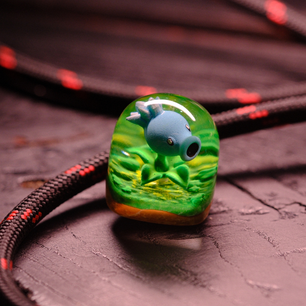 Plant Vs Zombie Keycap Breakwooden