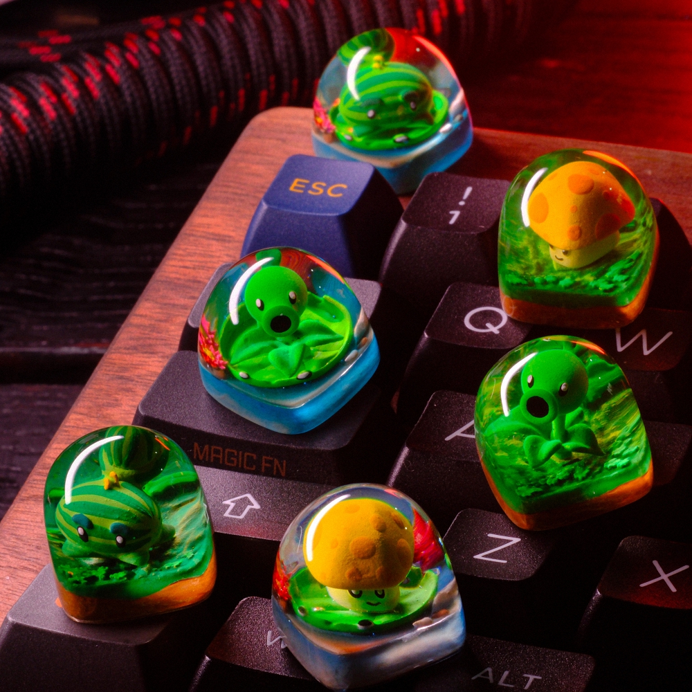 Plant Vs Zombie Keycap Breakwooden 8