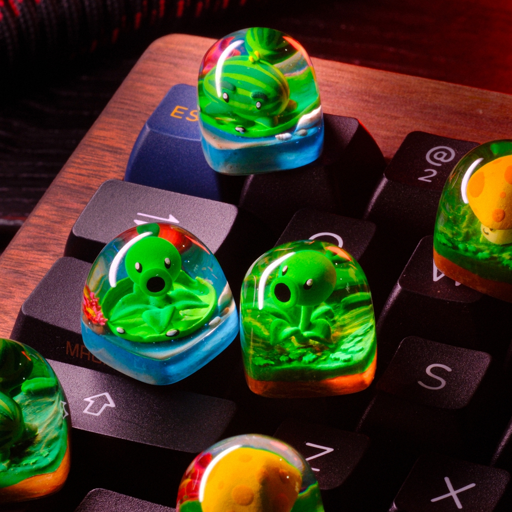 Plant Vs Zombie Keycap Breakwooden 8