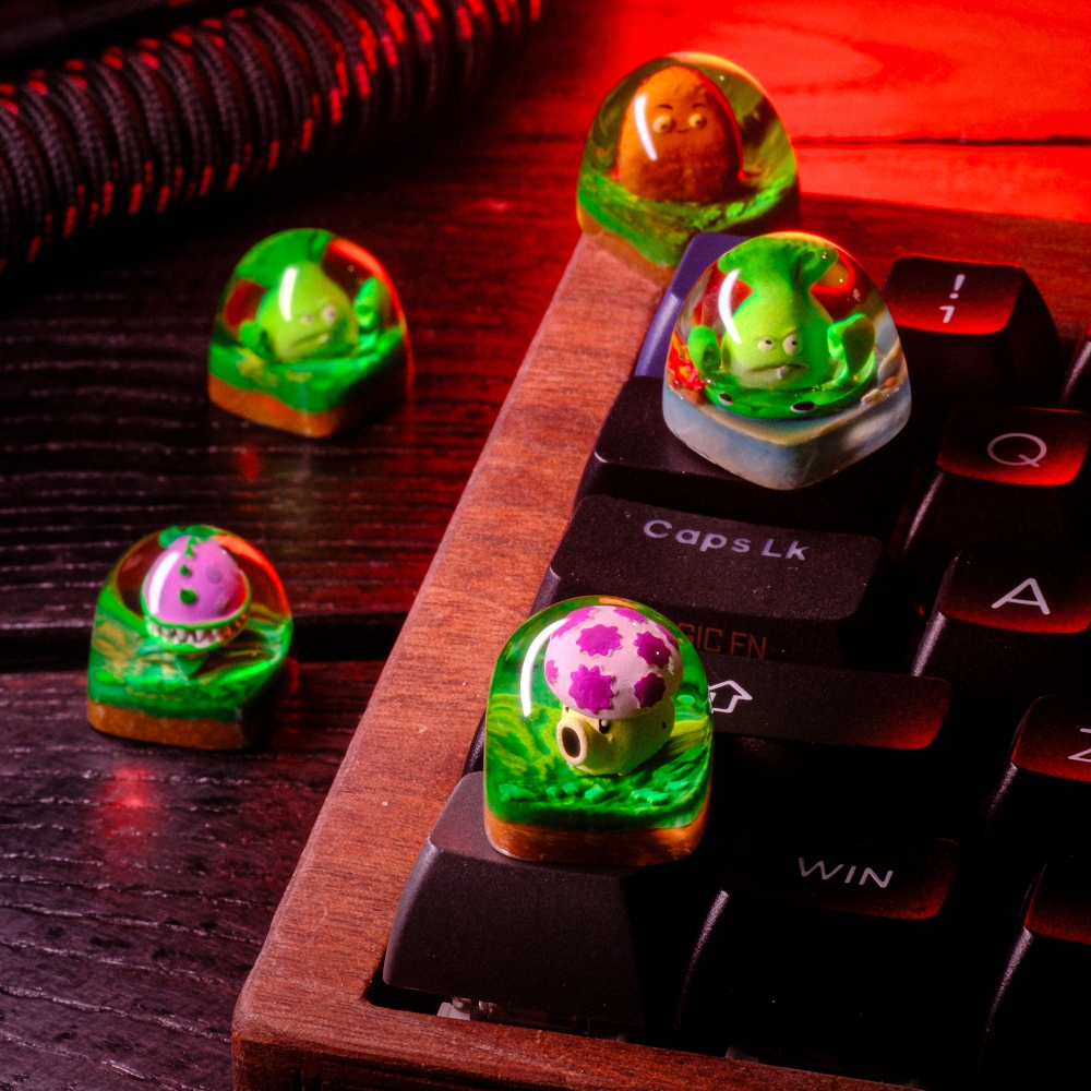 Plant Vs Zombie Keycap Breakwooden 8