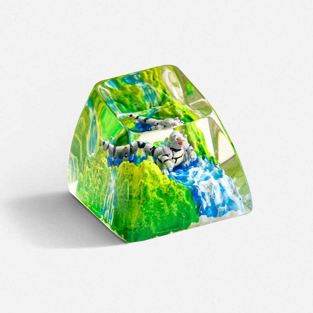 Pokemon - Aggron Artisan Keycap Breakwooden