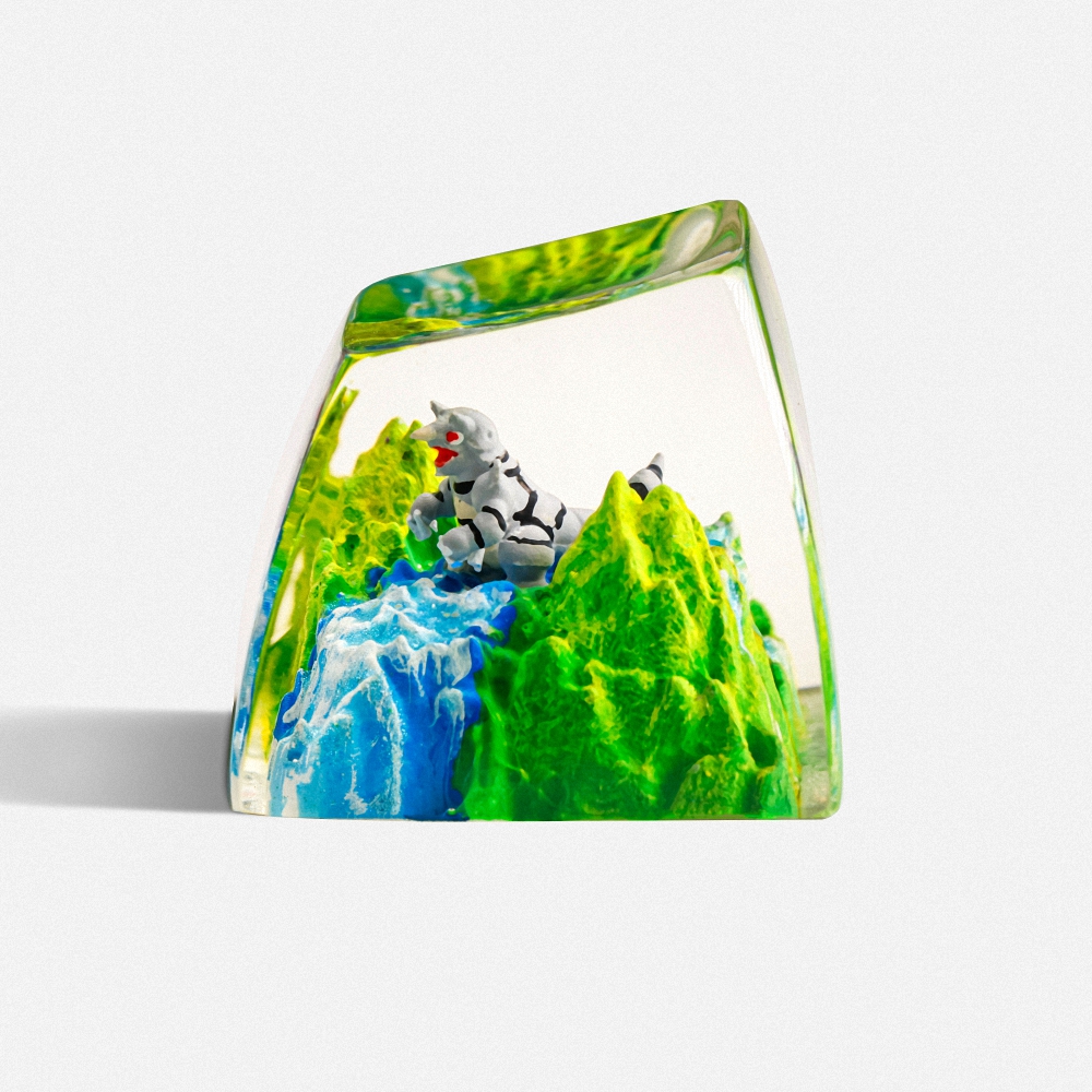 Pokemon - Aggron Artisan Keycap Breakwooden