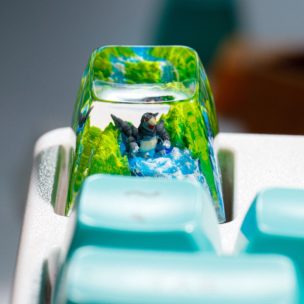 Pokemon - Aggron Artisan Keycap Breakwooden 2