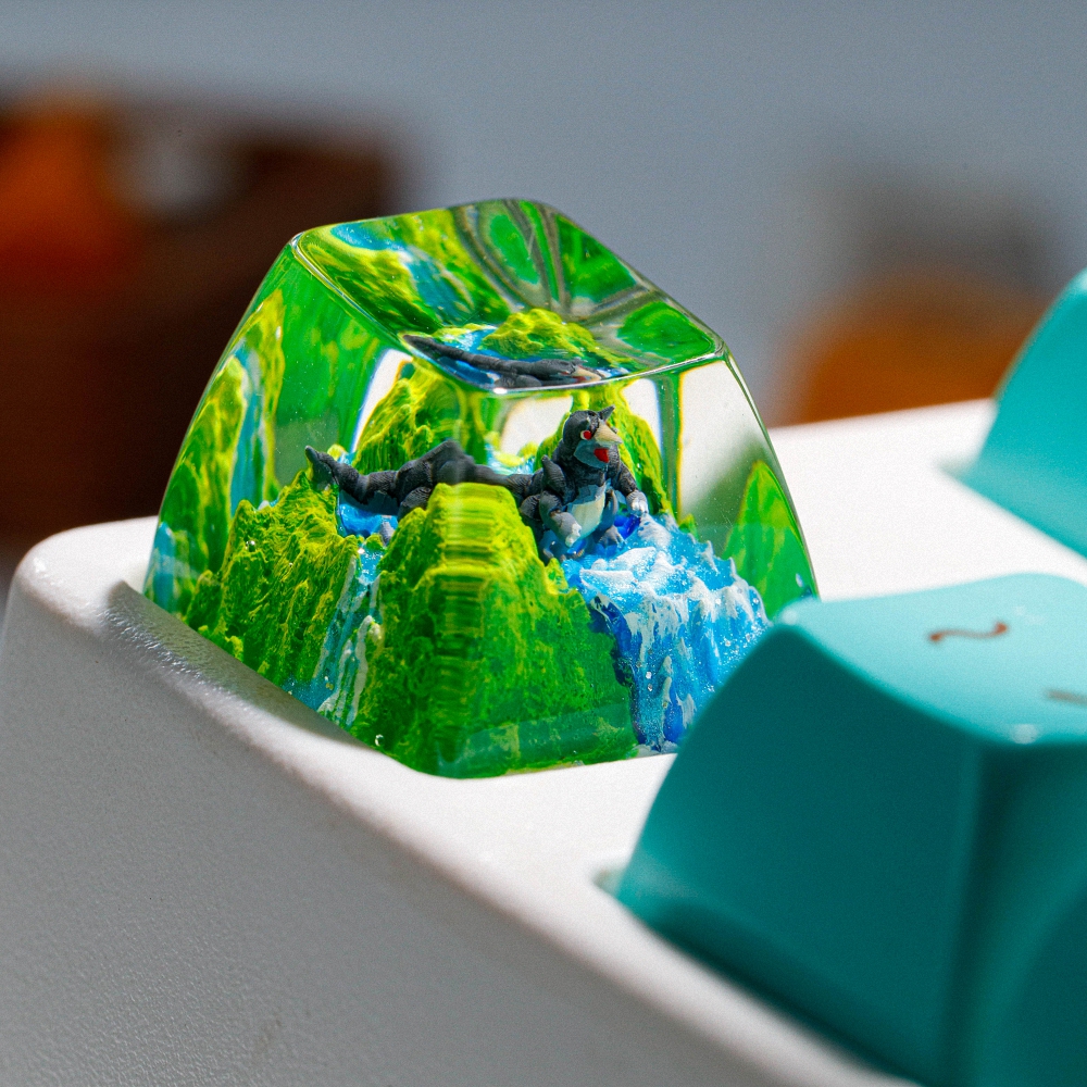 Pokemon - Aggron Artisan Keycap Breakwooden 2