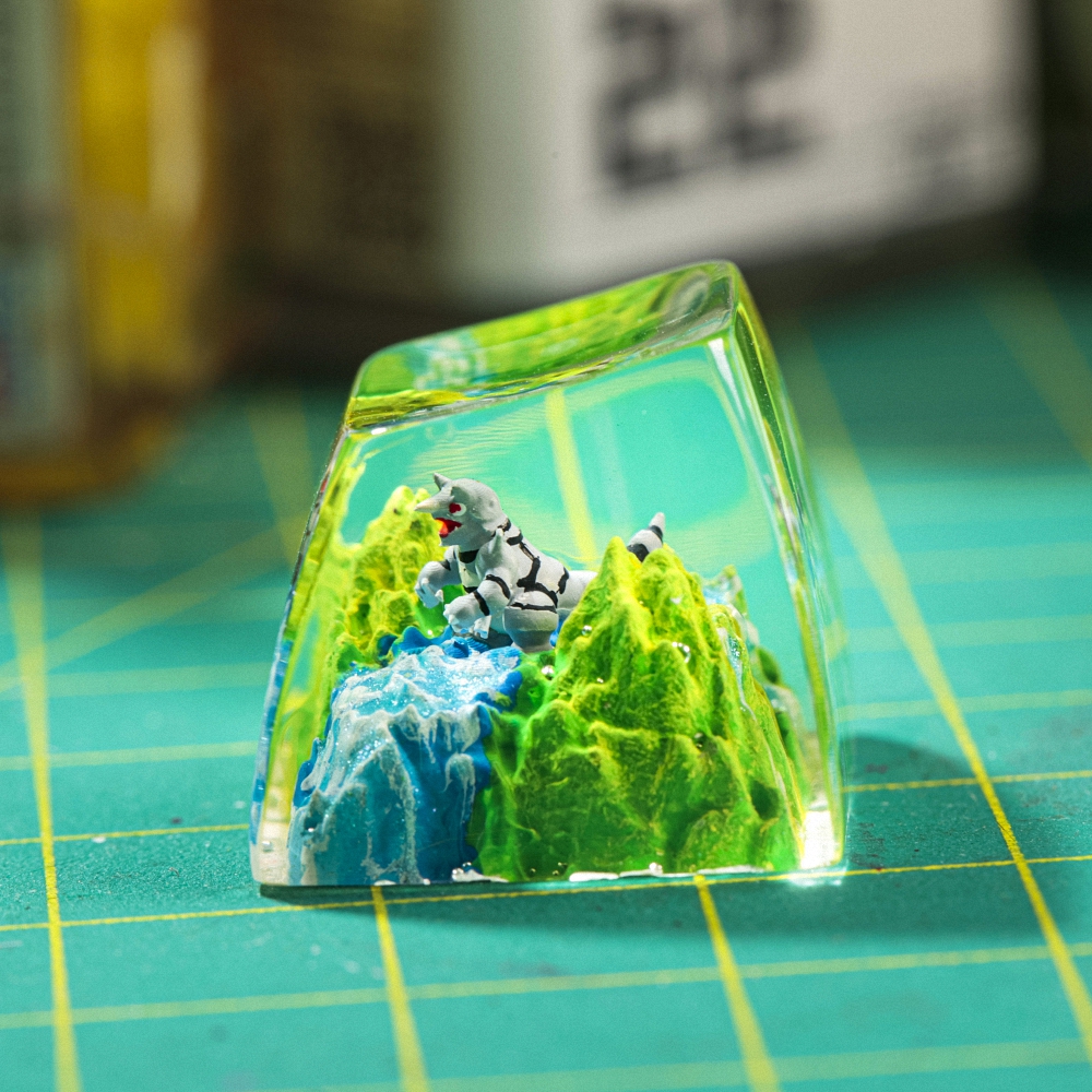 Pokemon - Aggron Artisan Keycap Breakwooden 3