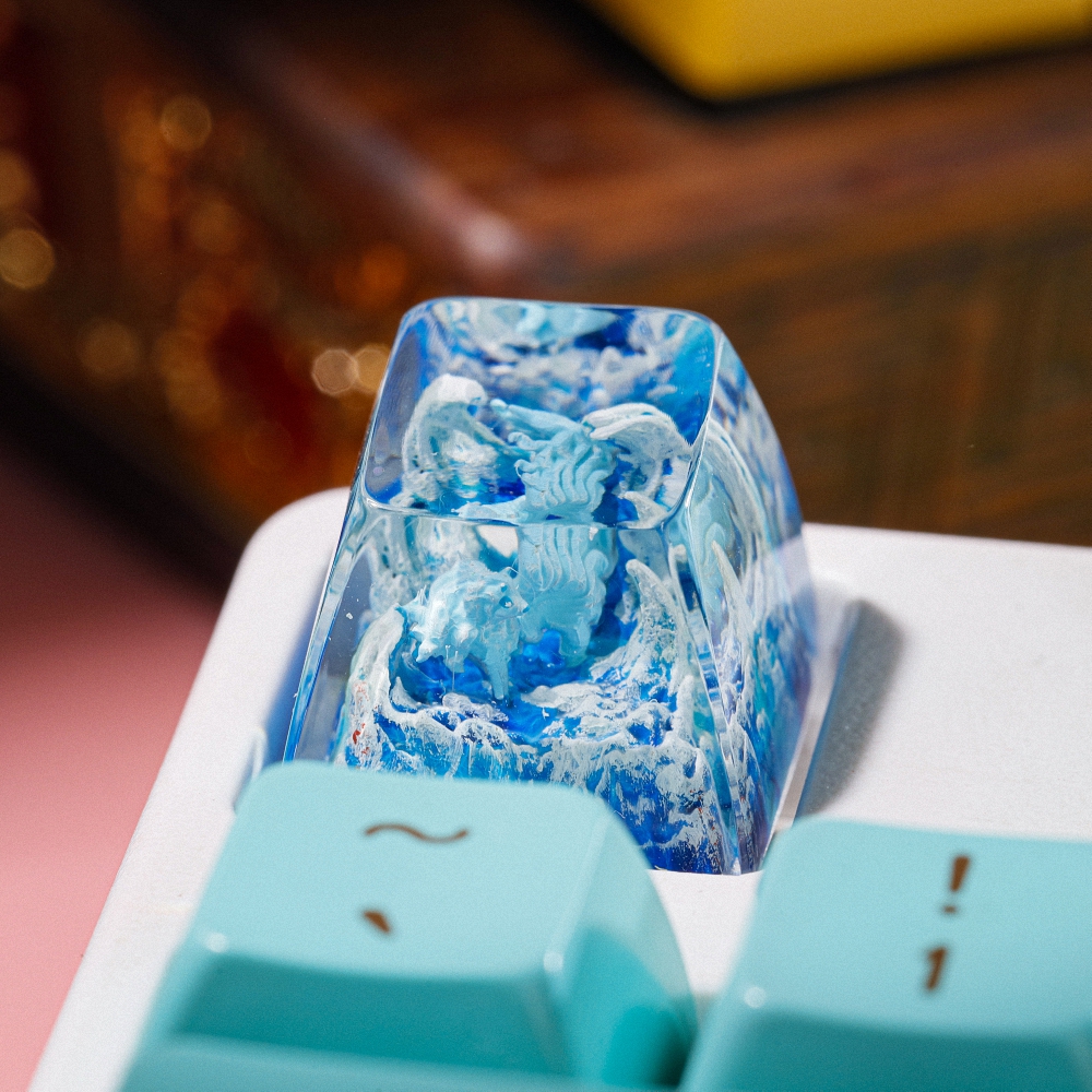 Pokemon - Alola Vulnona Artisan Keycap Breakwooden