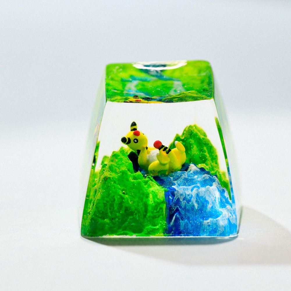 Pokemon - Ampharos Artisan Keycap Breakwooden 2