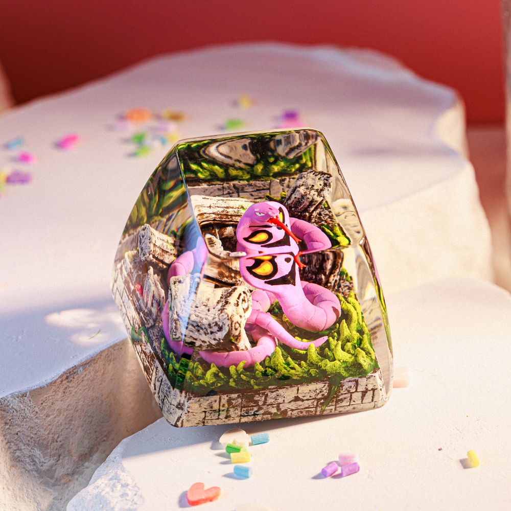 Pokemon - Arbok Artisan Keycap Breakwooden 2