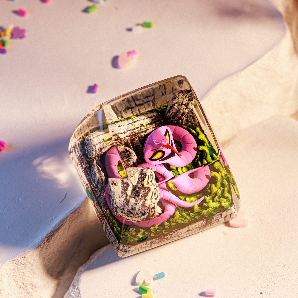 Pokemon - Arbok Artisan Keycap Breakwooden 2