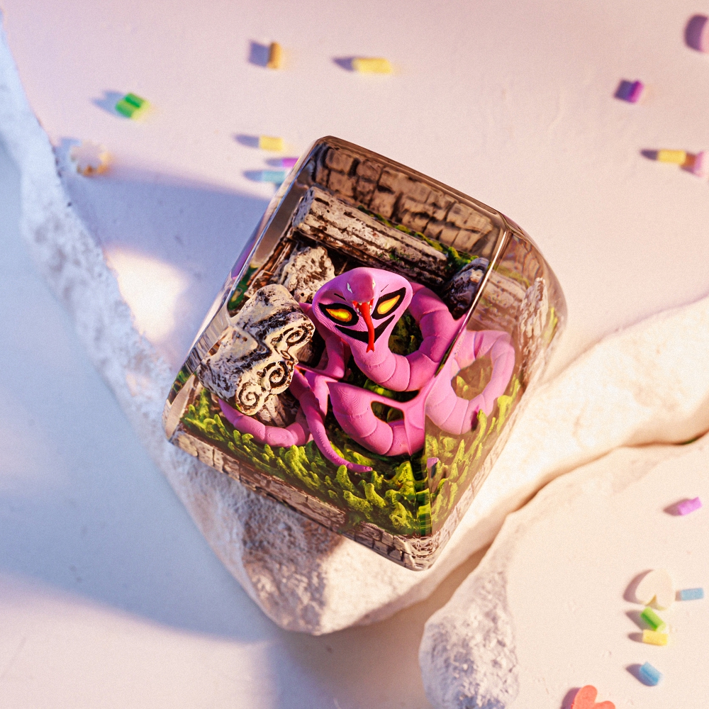 Pokemon - Arbok Artisan Keycap Breakwooden 2