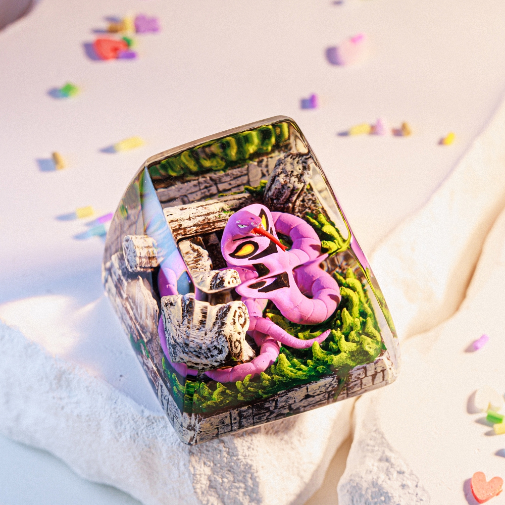 Pokemon - Arbok Artisan Keycap Breakwooden 2