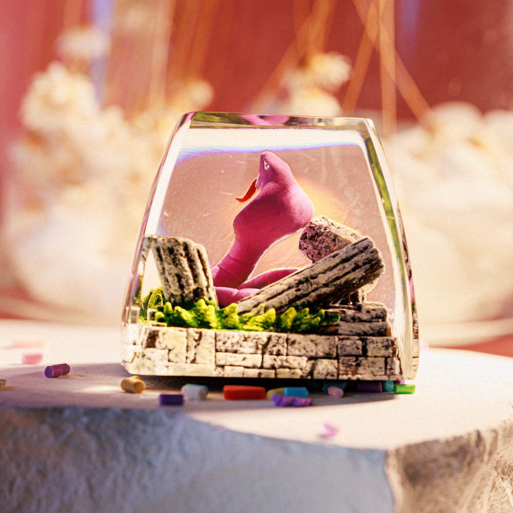 Pokemon - Arbok Artisan Keycap Breakwooden 2