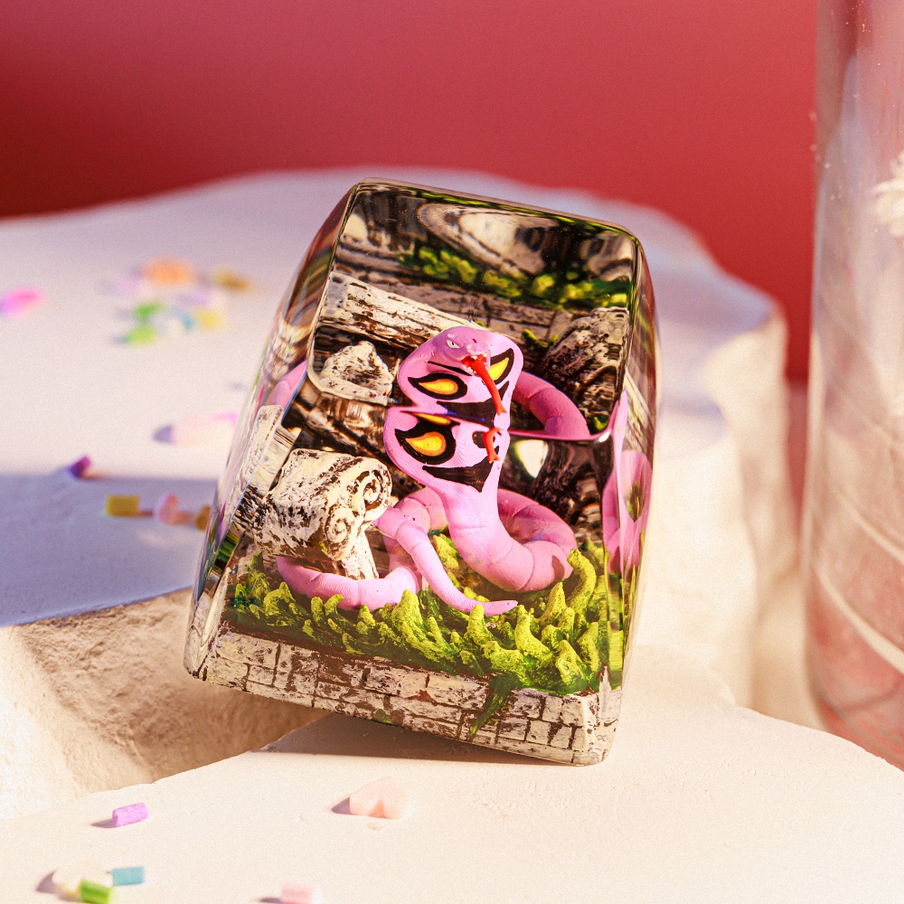 Pokemon - Arbok Artisan Keycap Breakwooden 2