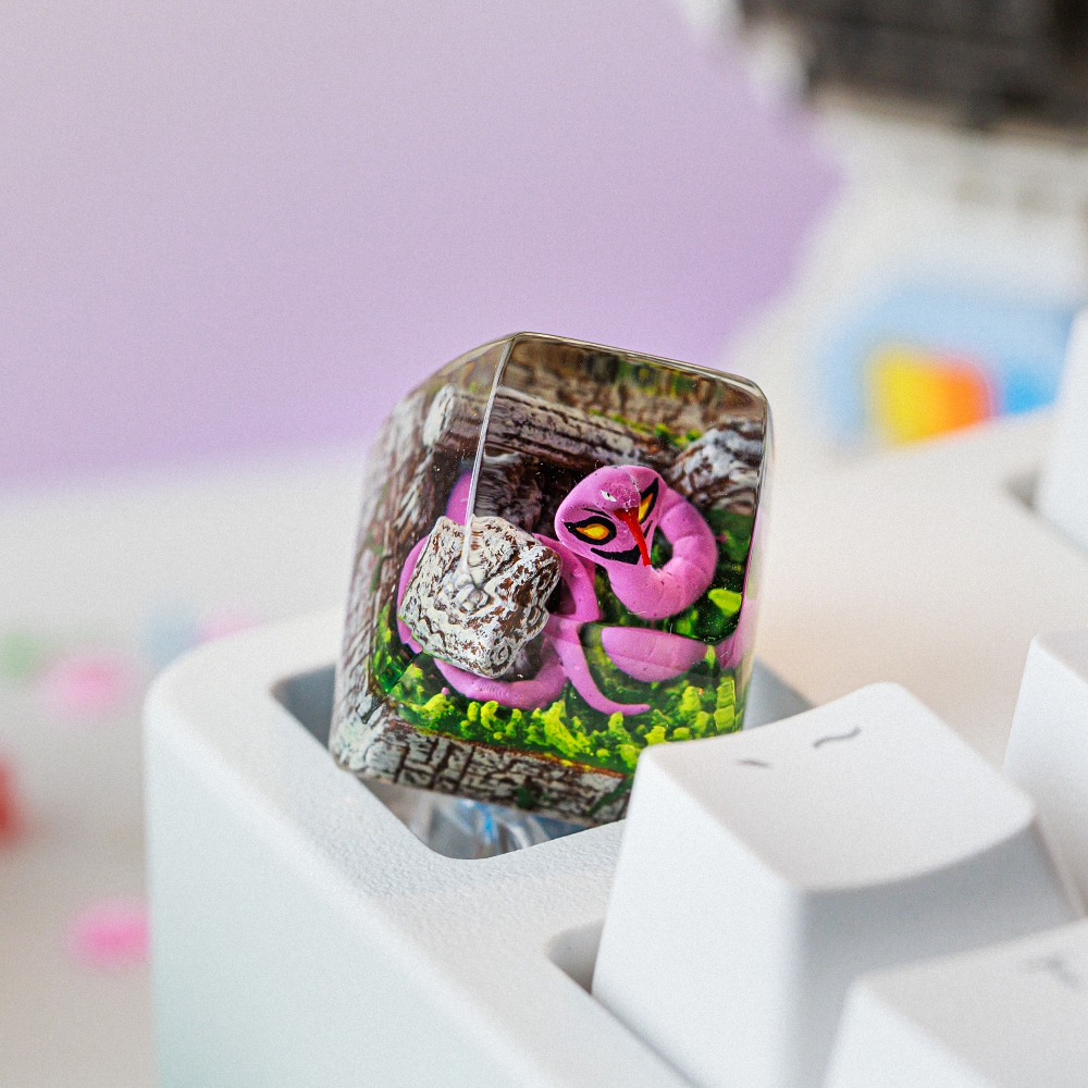 Pokemon - Arbok Artisan Keycap Breakwooden 3