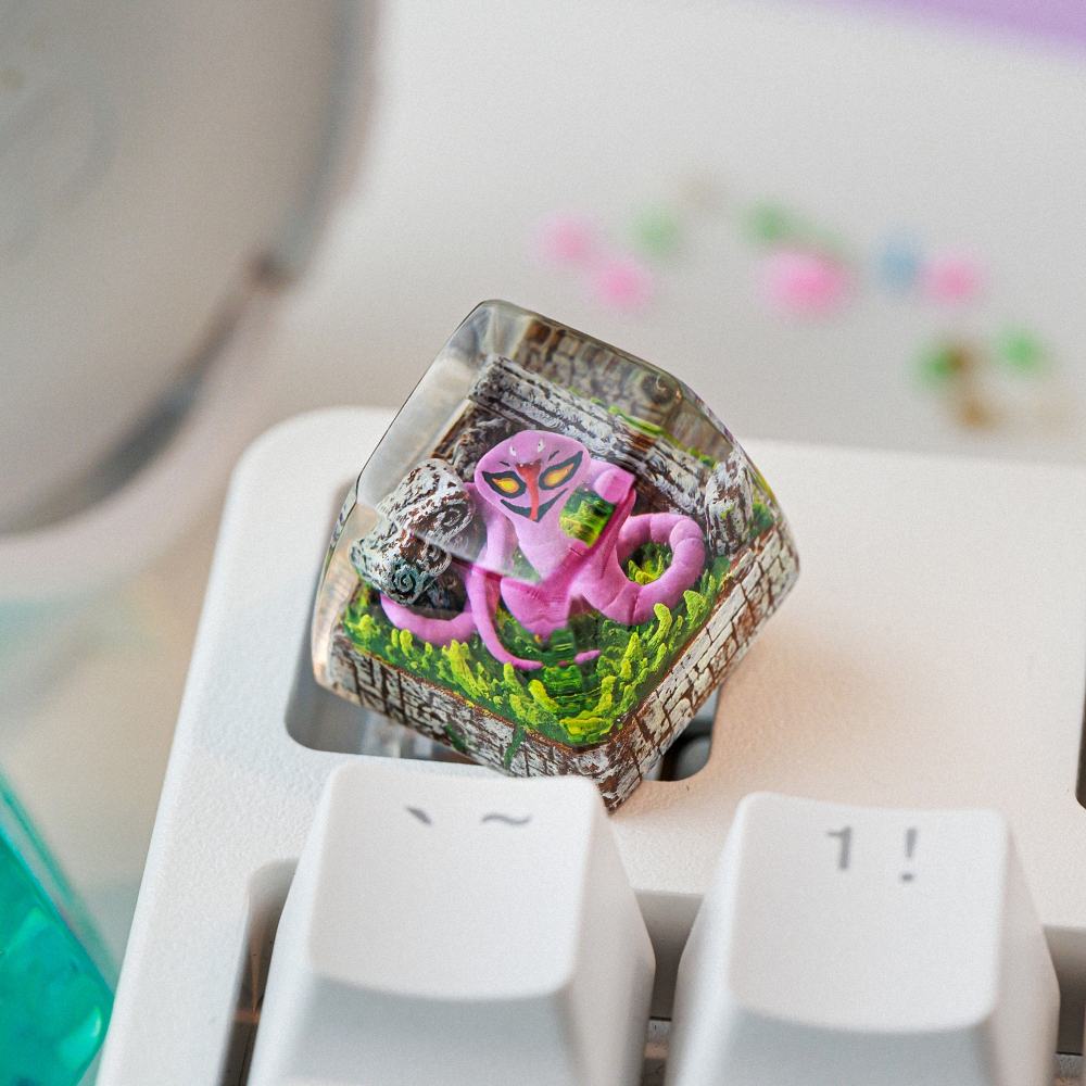 Pokemon - Arbok Artisan Keycap Breakwooden 3