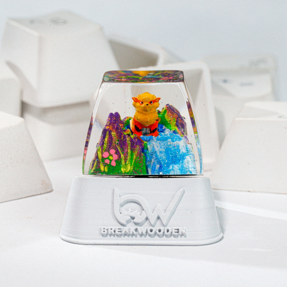 Pokemon - Arcanine Artisan Keycap Breakwooden