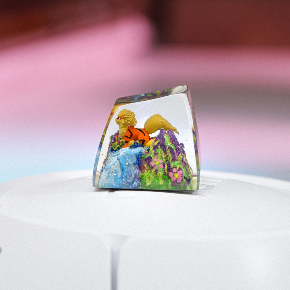 Pokemon - Arcanine Artisan Keycap Breakwooden