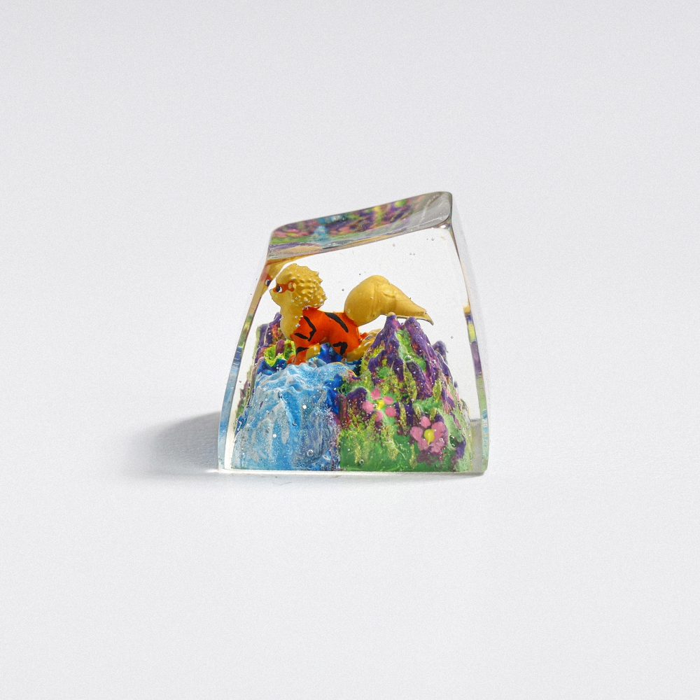 Pokemon - Arcanine Artisan Keycap Breakwooden