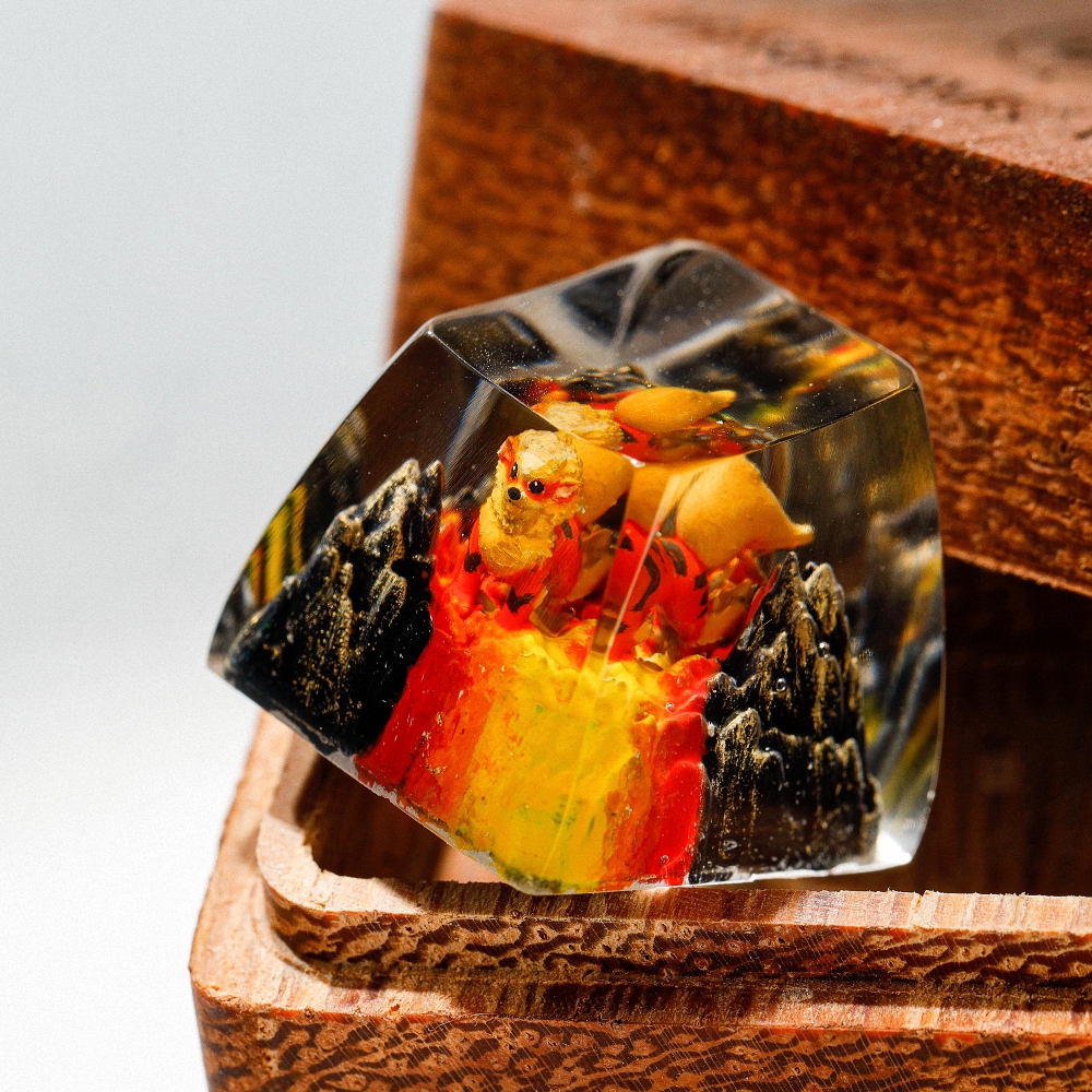 Pokemon - Arcanine Artisan Keycap Breakwooden 2