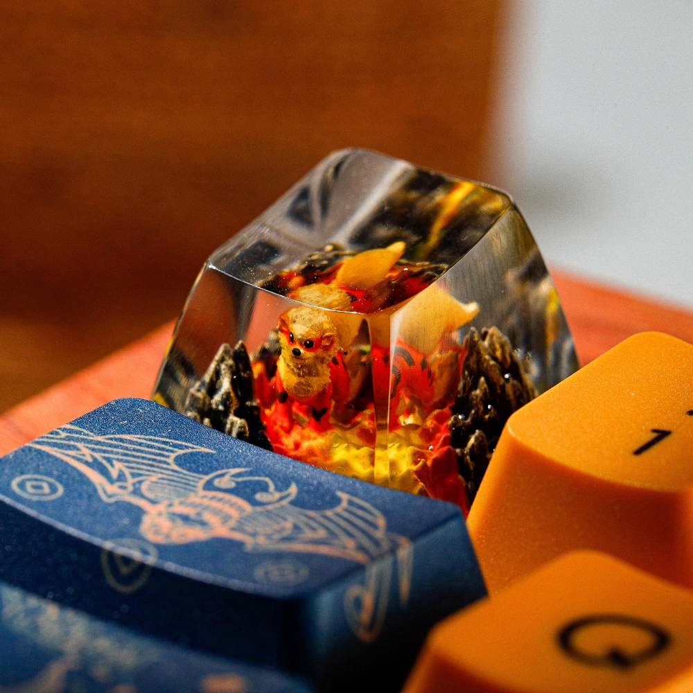 Pokemon - Arcanine Artisan Keycap Breakwooden 2