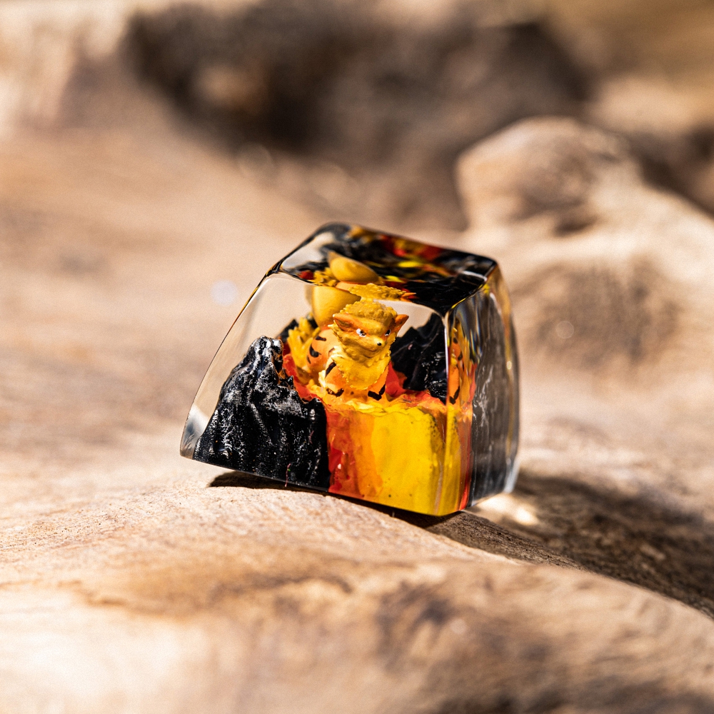 Pokemon - Arcanine Artisan Keycap Breakwooden 4