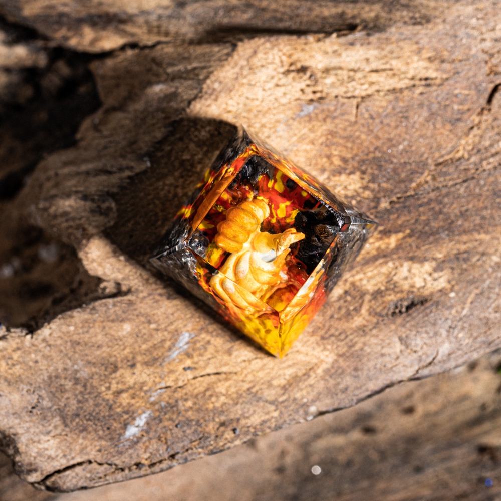 Pokemon - Arcanine Artisan Keycap Breakwooden 4